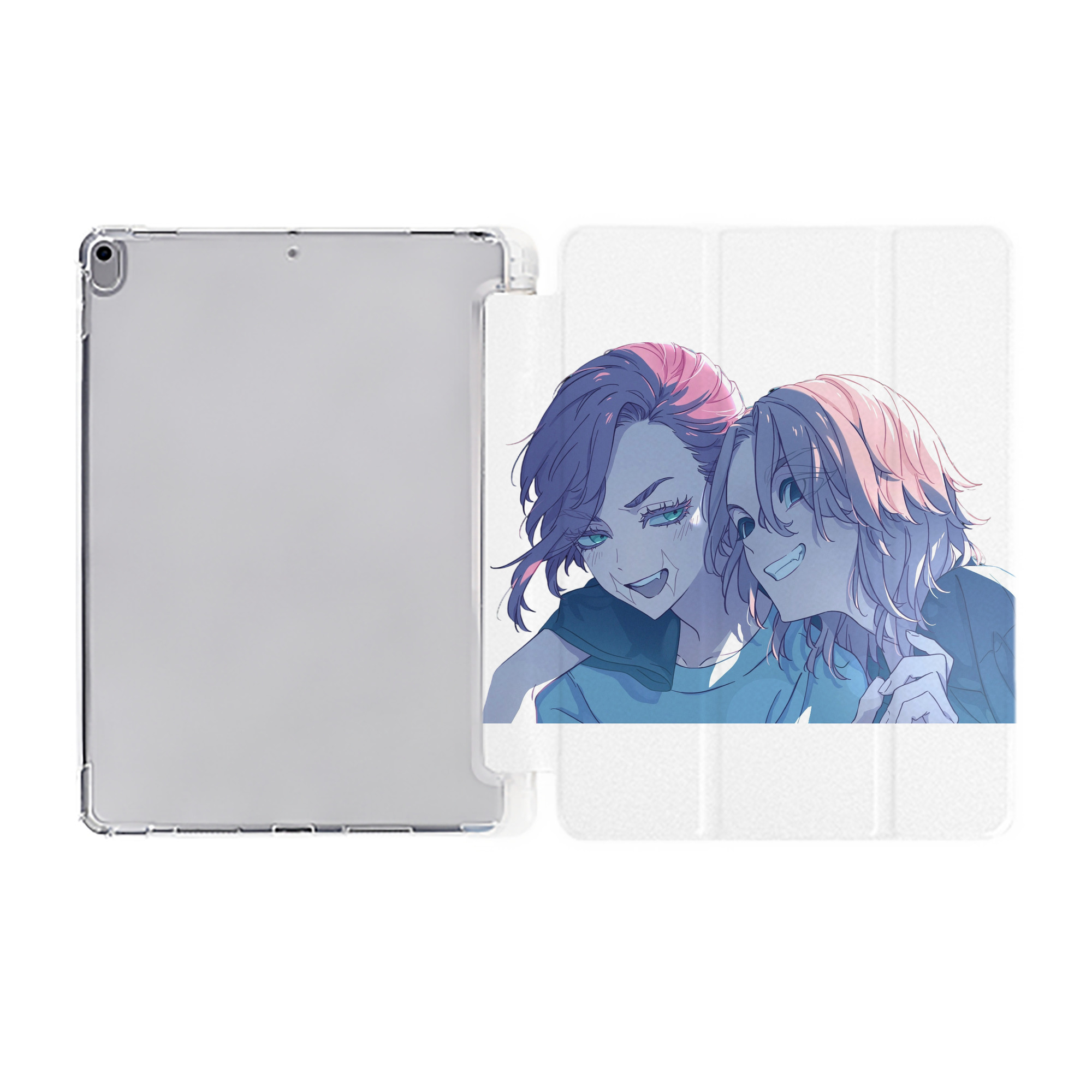 （画像用） 東京リベンジャーズ Tokyo Revengers IPad ケース ペン収納付き 三つ折りスタンド PUレザー×シリコン 対応機種9.5/10.5/10.9インチ